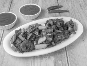 Chilly Mushroom Dry