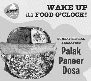 Palak Paneer Dosa