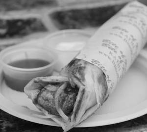 Double Egg Chicken Tikka Roll