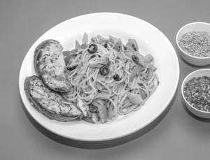Spaghetti Veg Aglio Olio