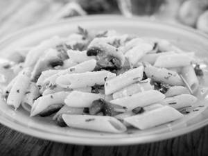 Mushroom Cheese Pasta