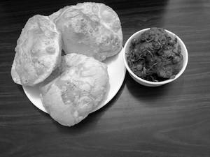 Peas Kachori with  Aloo Dum