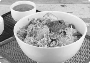 Paneer Biryani With Veg Gravy