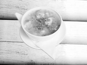 Chicken Lemon Coriander Soup   