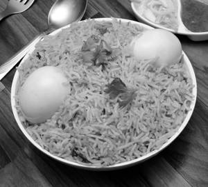 Egg Briyani  ( 1 Egg  )