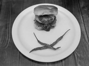 Schezwan Vada Pav
