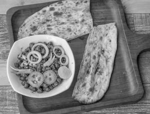 Amritsari Naan and Chana Sabzi