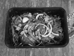 Tawa Litti Murga ( Fried Litti & Chicken Mix With Tadka)