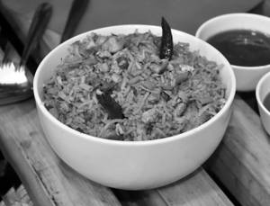 Schezwan Egg Fried Rice