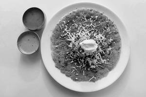 Open Butter Masala Dosa