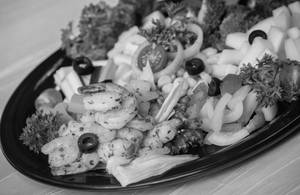 Stir Fried Prawns Salad