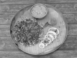 Dosai With Plain Mutton Kuzhambu