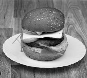 Veg Cheese Burger           
