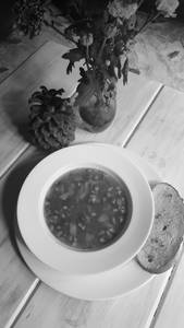 Veg Raindrops On Roses Minestrone Soup With Homemade Pesto
