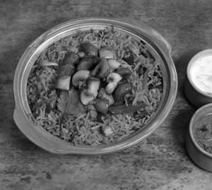 Mushroom Biryani   