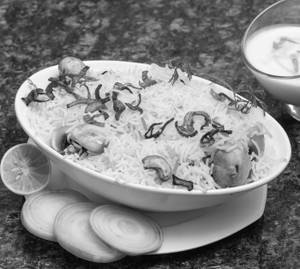 Mushroom Biryani