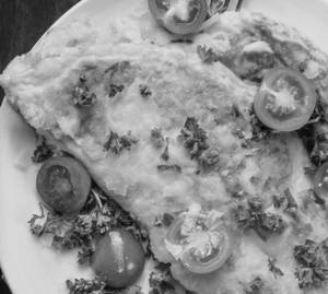 Schezwan Masala Double Egg Omelette