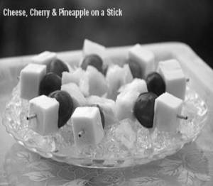 Cheese Cherry Pineapple