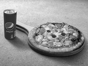 Paneer Makhani Pizza + Pepsi 250 ML Can