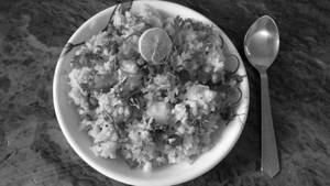 Onion and Potato Poha