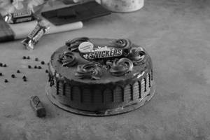 Snickers Ice Cream Cake