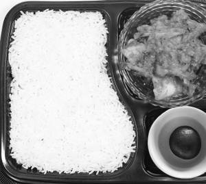 Aloo Gobhi Rice Thali
