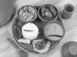 Mutton thali