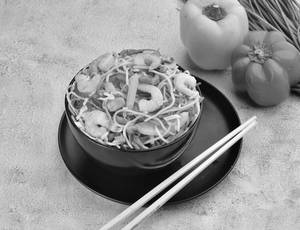 Shrimp Wok Tossed Hakka Noodles