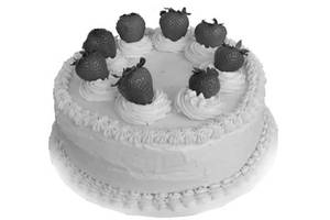Strawberry Cake (450 Gms)