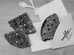 Belgian Dark Chocolate Waffles