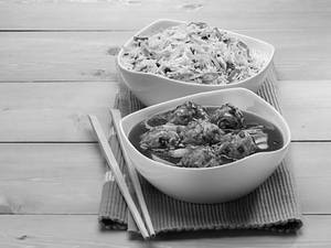 Vegetable Manchurian And Fried Rice
