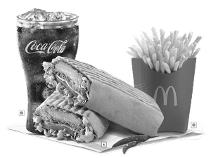 Large EVM Big Spicy Chicken Wrap 