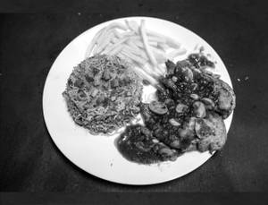Chicken Steak With Mushroom Sauce
