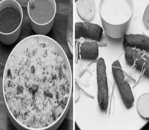 Chicken Fried Rice [halfl] + Fish Finger Dry [2 Pieces]