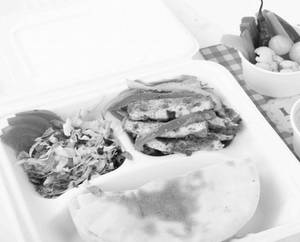 Paneer Shawarma Plate