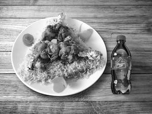 Chicken Lollipop Biryani + Thumsup 250 ml pet bottle