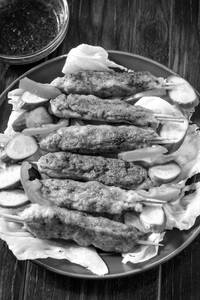 Chicken Seekh Kabab [3pcs Fry]