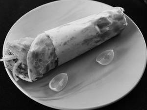 Mutton Shami Kebab Roll (Double)