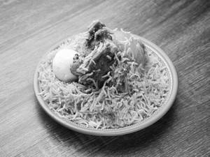 Mutton Egg Biryani  