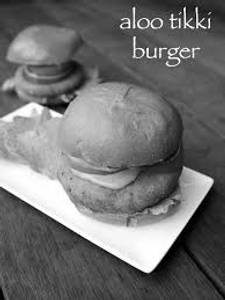 Aloo tikka burger