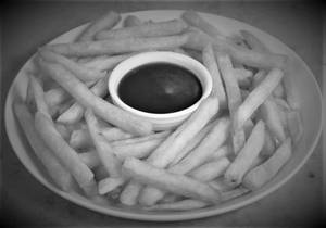 Salted french fries