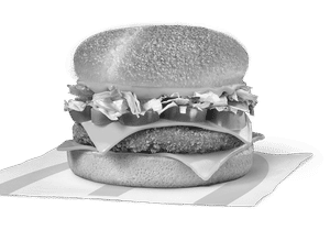 Triple Cheese Veg Burger.