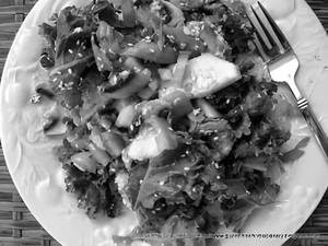 Kale Mushroom Chicken Salad