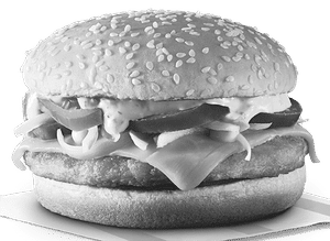 Grilled Chicken & Cheese Burger