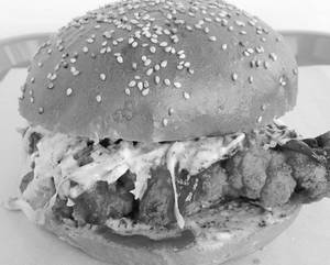 Cheesy Crispy Chicken Burger