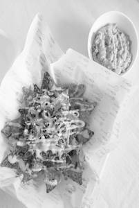 Loaded Nachos With Passion Guacamole