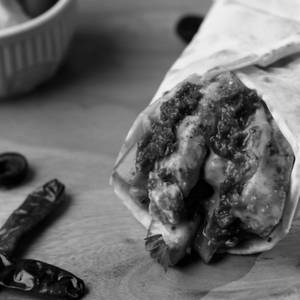 Harissa Paneer Shawarma Roll