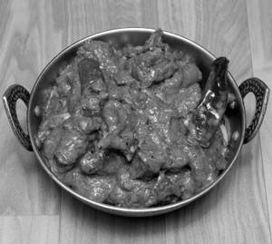 Mutton Kadhai 2 Pcs With 5 Taba Roti