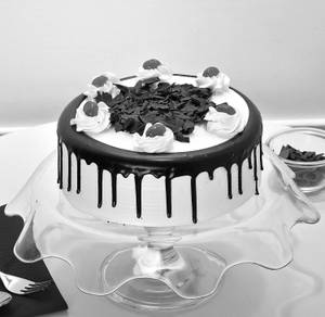 Black Forest Chocolate Cake (Eggless)
