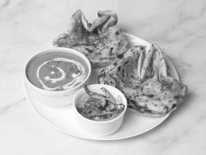 Chur Chur Naan with Dal Makhani